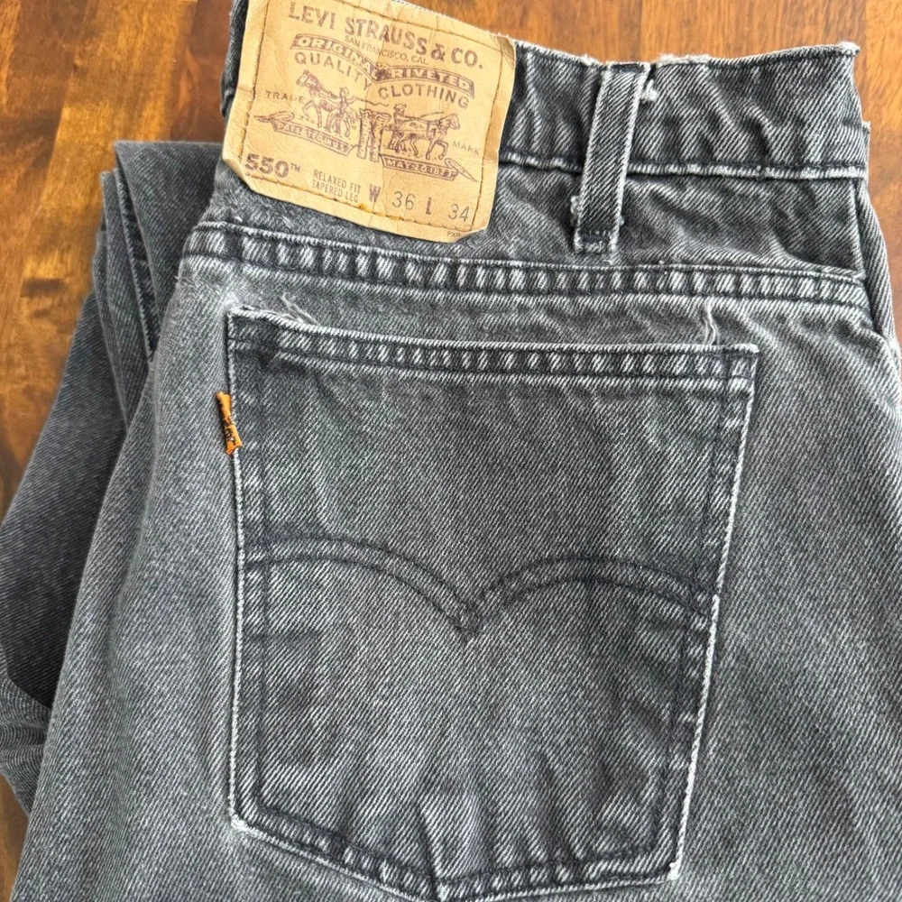 Levi's‎ 550 Orange Tab Relaxed Fit Tapered Jeans Mens 36x34 (33x33) Vintage 1995